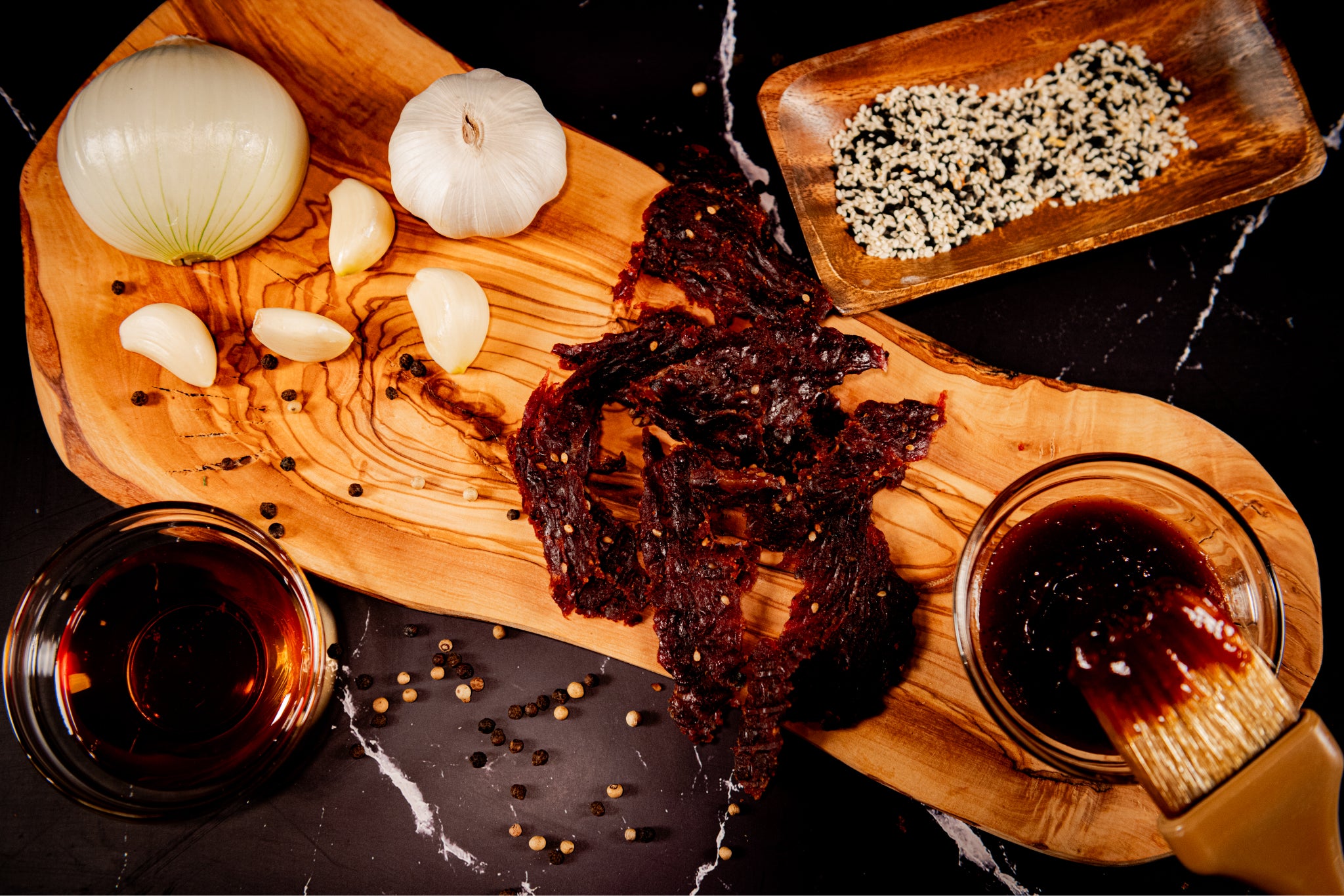 Korean BBQ Brisket Jerky