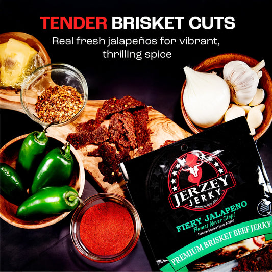 Fiery Jalapeno Beef Jerky - Brisket