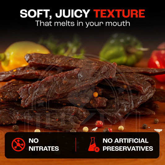 Sweet Heat Beef Jerky - Brisket