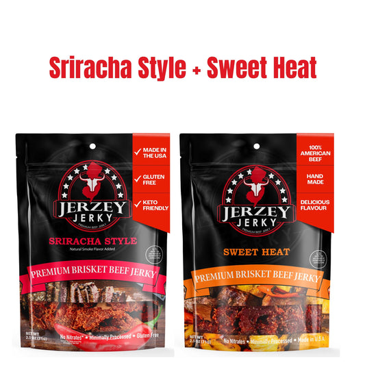 Beef Jerky - Sriracha Style + Sweet Heat