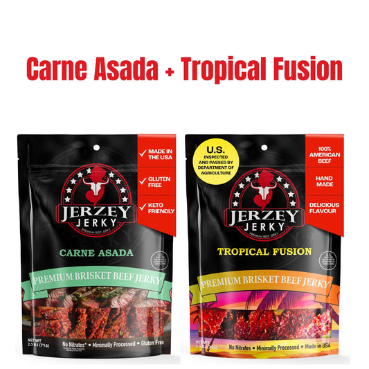 Beef Jerky - Carne Asada + Tropical Fusion