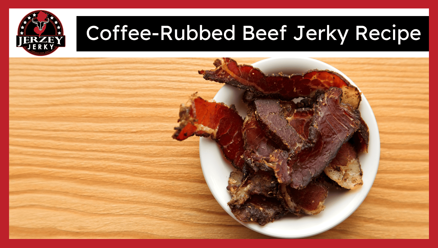 Coffee Rubbed Beef Jerky Recipe
