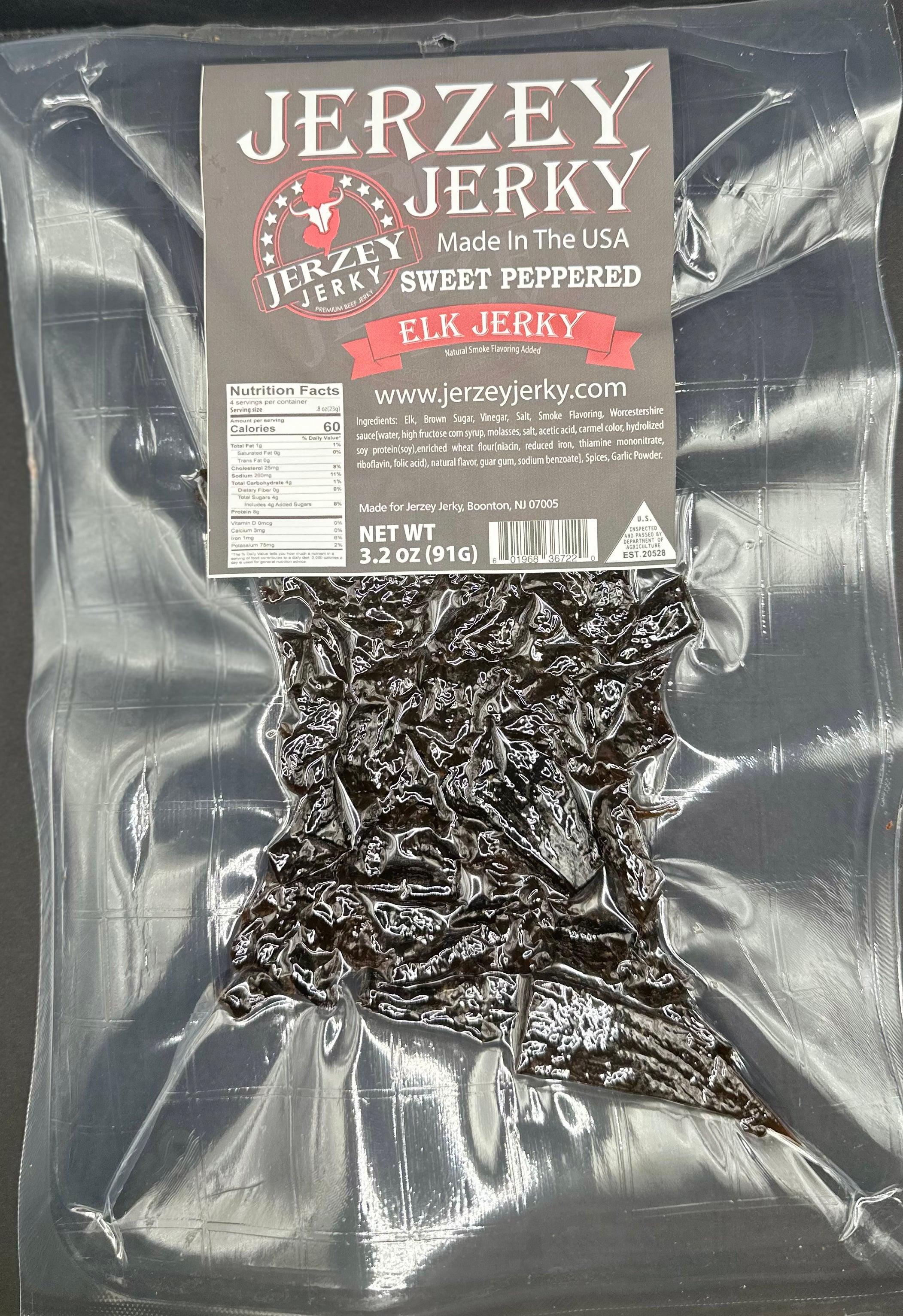 ELK JERKY - Sweet Peppered