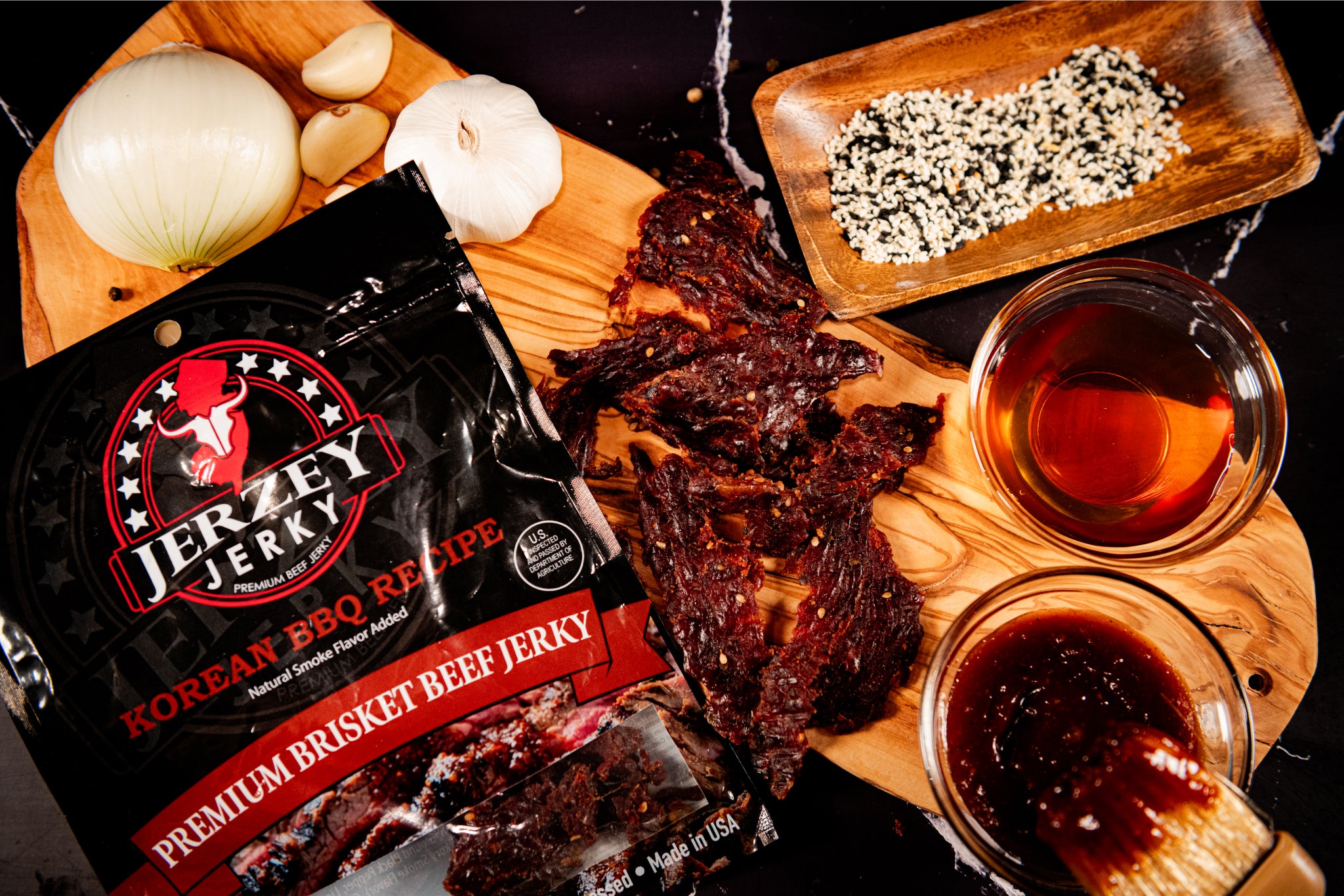 Korean BBQ Brisket Jerky