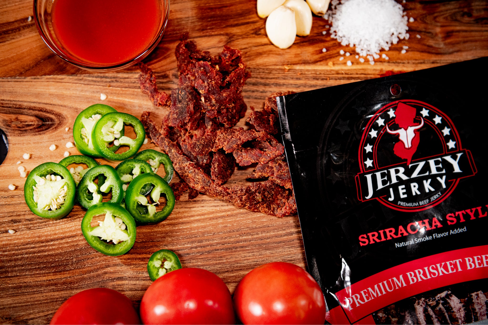 Sriracha Style Brisket Jerky