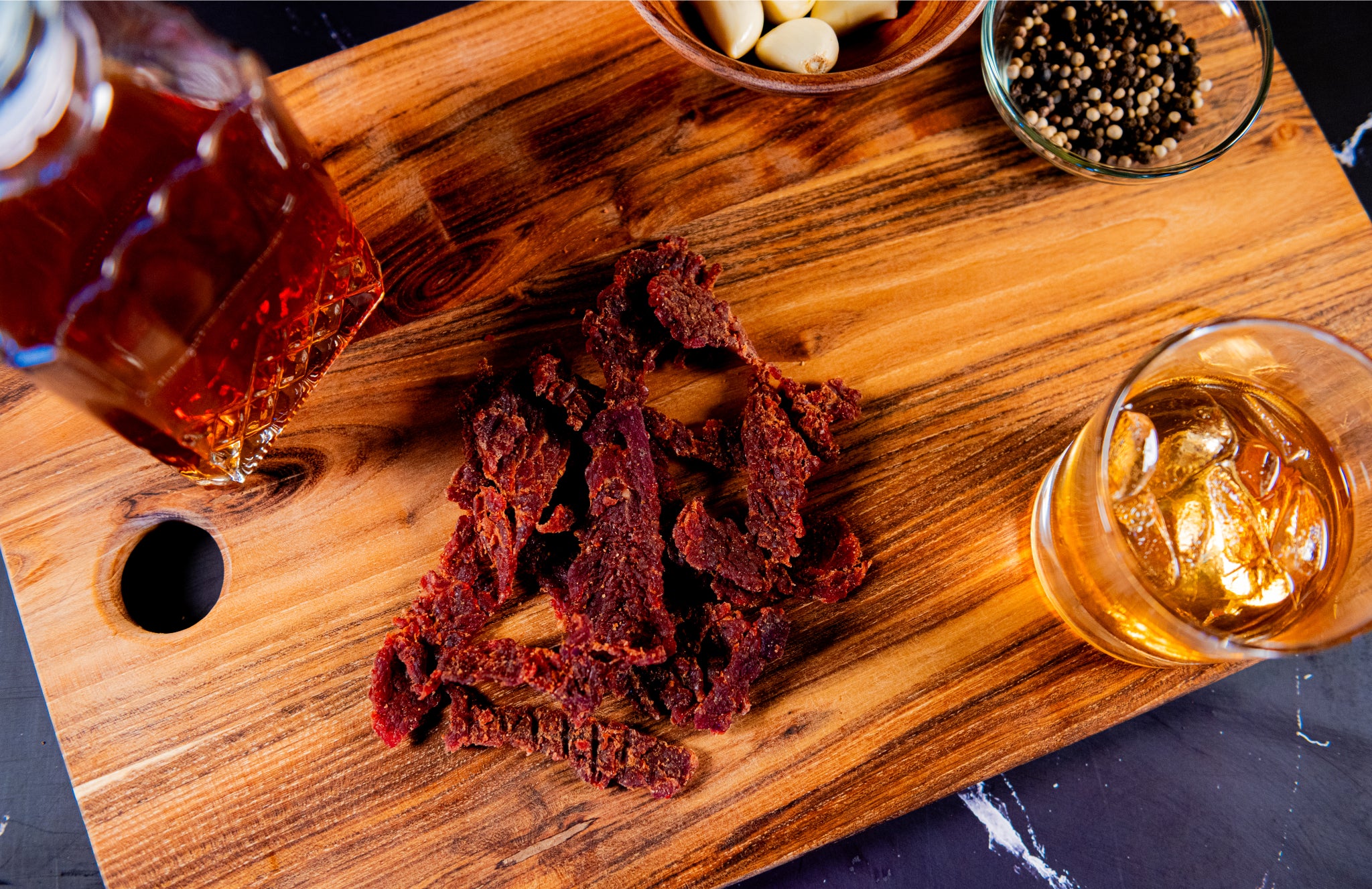 Straight Whiskey Brisket Jerky