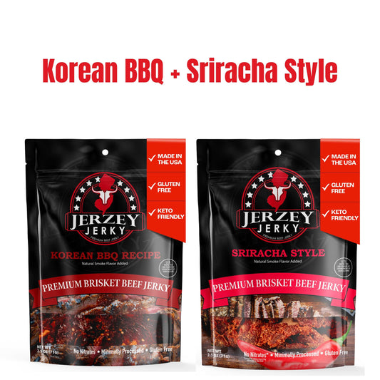 Beef Jerky - Korean BBQ + Sriracha Style