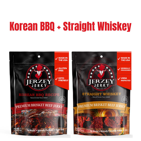 Beef Jerky - Korean BBQ + Straight Whiskey