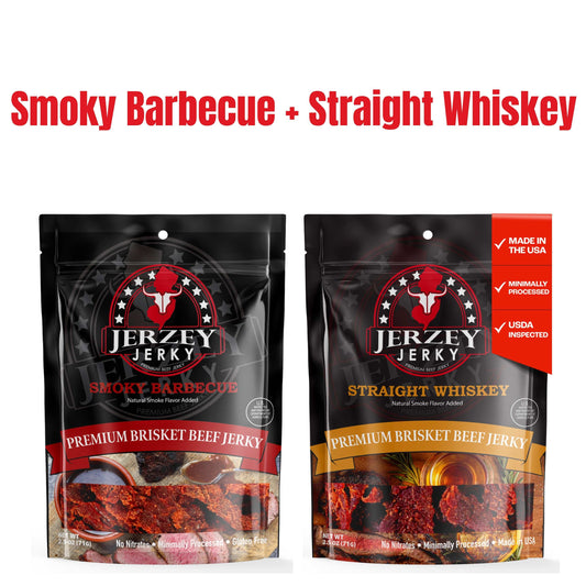 Beef Jerky - Smoky Barbecue + Straight Whiskey