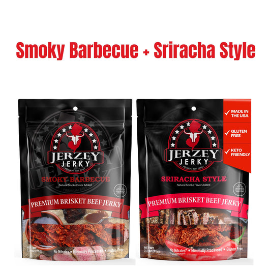 Beef Jerky - Smoky Barbecue + Sriracha Style