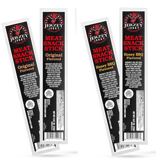 Meat Snacks Sticks - Original + Honey BBQ